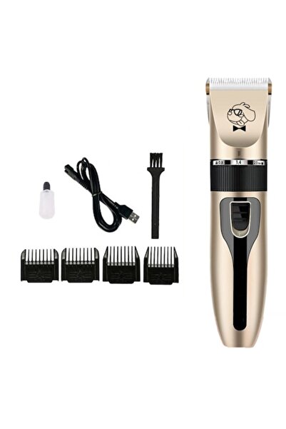 Vaxiuja Pet clipper, dogs, cats, Vaxiuja, Ceramic and Titanium blade, low noise, Gold
