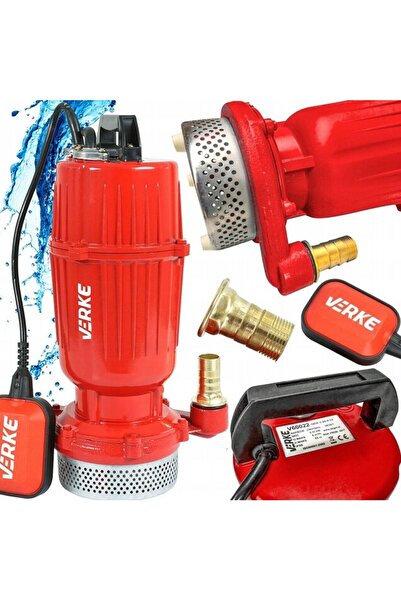 VERKE Pompa submersibila cu plutitor pentru apa 1", 0.55kw, debit 8 m3/h,