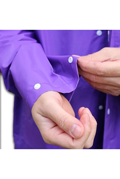 BSP Guard Unisex Rain Poncho FITINT Rainy with Hood Purple