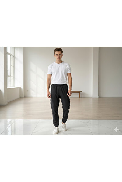 Hababamevi Ζευγάρι πλαϊνή τσέπη τεμάχια Λαστιχένια παντελόνια Φούτερ για αγόρια