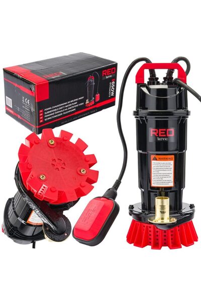 Red Technic Pompa submersibila pentru apa curata si murdara cu plutitor, 1" c...