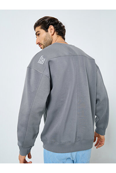 Styli Boxy Fit Fleece Sweatshirt