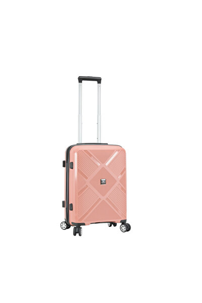 Madisson Troler de cabină SW53103, 55x38x21 cm, 100% polipropilenă, încuietoare, 4 roți 360°, roz