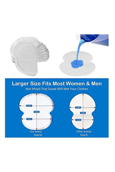 BLOOMING TIME Underarm Sweat Pads (100 Pack)