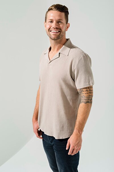 FOR YOU MODA Mini Stone Pocket Shirt