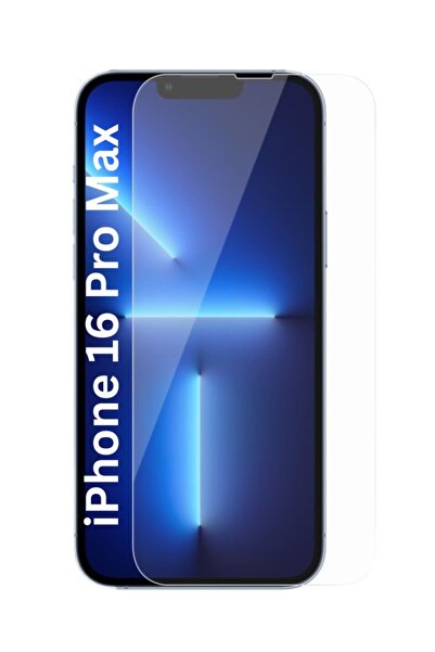 SKYDDAR INNOVATION Film for iPhone 16 Pro Max, 9H Protection, 0.3mm, Clear Vision, set with sticker, Transparent