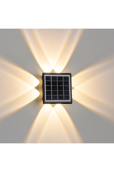 LEDIGANT Lampa solara 8 LED-uri, IP65, 3 culori 6500k, 4000k, 3000k