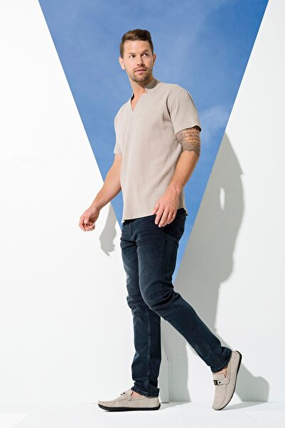 FOR YOU MODA Sternkragen-Steinhemd