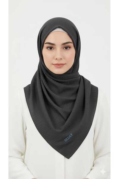 Sedef Big Scarf Jazz Square, Black, 150 X150