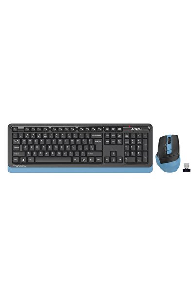 A4 Tech FG1035 MAVİ Q MM 2.4G KABLOSUZ KLAVYE MOUSE SET