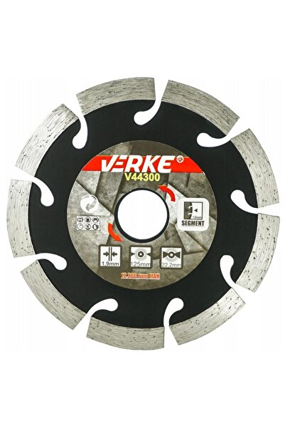 VERKE Disc diamantat pentru beton 125 x 22.2 x 10 mm,