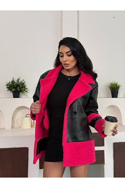Azda Wool Leather Coat Model Code:102