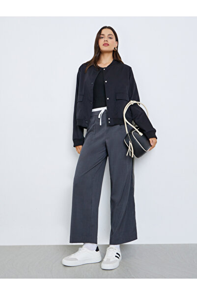 Styli Regular Fit Regular Length Plain Bomber Jacket