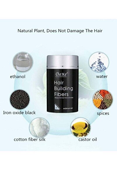 Dexe Hair Building Fibers Black 22grams