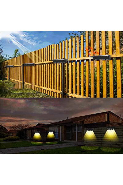 LEDIGANT Lampa solara 4 LED-uri, IP65, 12 moduri