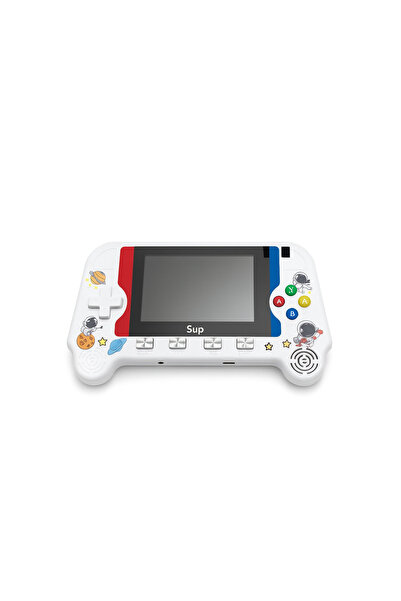 BaoBao Portable retro games console SUP F3 white with 500 classic games, 17x12x4cm