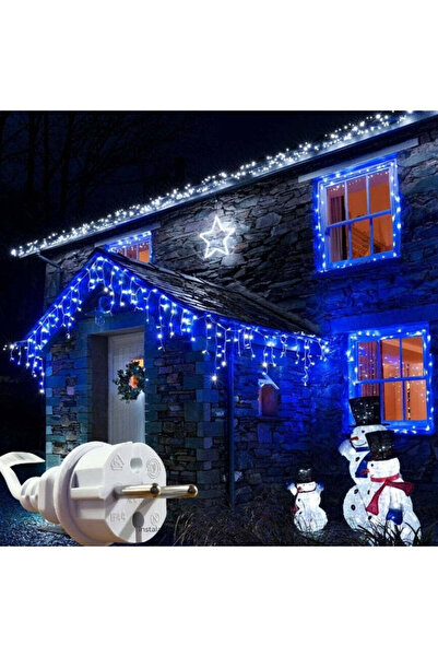 Sofia Store Instalatie franjuri cu FLASH alb rece 50 metri, 1000 LED turturi,...