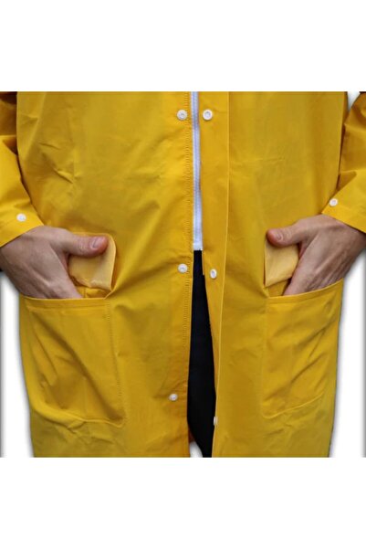 BSP Guard Unisex raincoat FITINT Rainy with hood Yellow