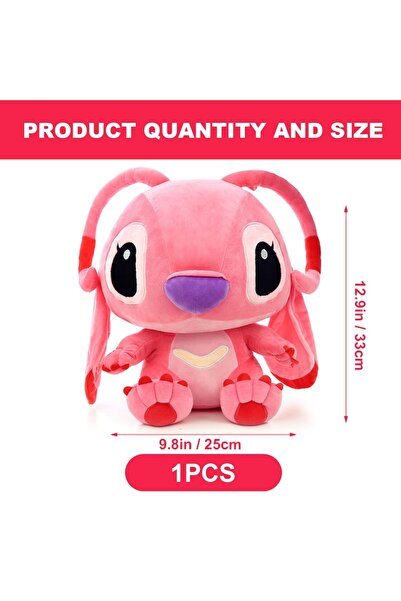 OEM Promo Pack: Pink Stitch Plush 33 cm + Cyrax Cat Paw Squishy 12.5x10.5 cm