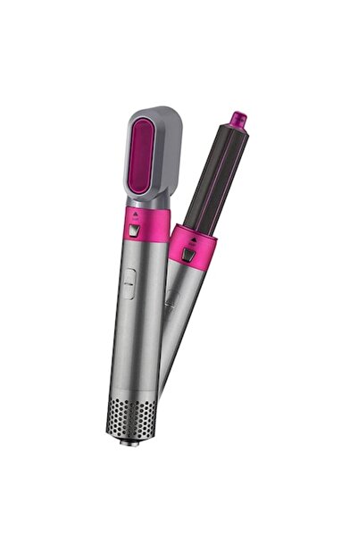 kimystam Multifunctional 5-in-1 hair styling device, Kimystam, 3 temperature modes, Pink/Grey
