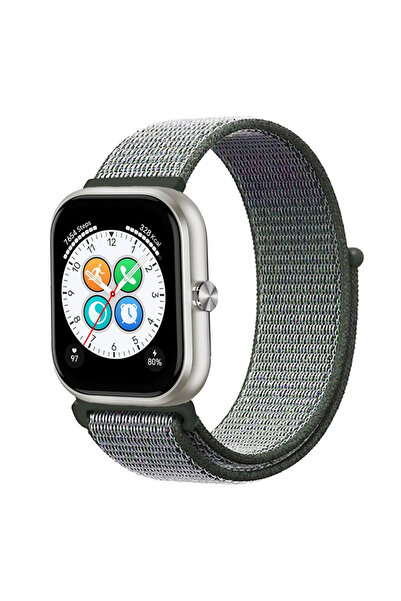 KRETON Honor Choice Watch ile Uyumlu Kordon Cırt Cırtlı Spor Kumaş Kayış
