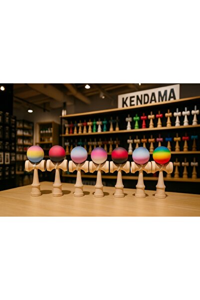 Inovius Ξύλινο Kendama, 18 cm, αντιολισθητική επιφάνεια, διάφορα χρώματα - DK...