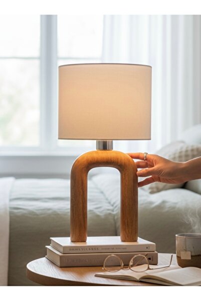 Cristalin Aydınlatma Diego Natural Wooden Lampshade