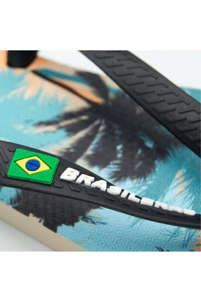 BRASILEIRA Sandale de plajă Brasileras pentru femei, mărimea 41/42 EU, design vibrant, confort premium