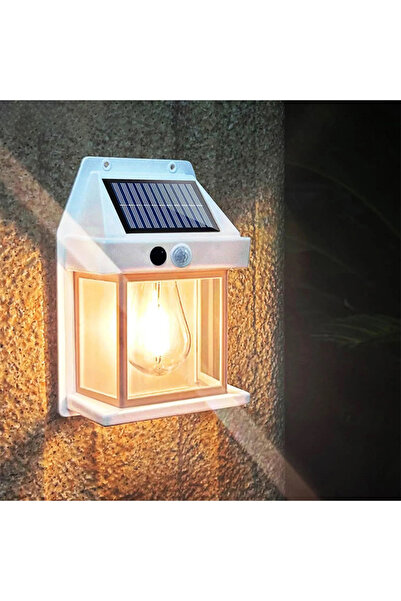 LEDIGANT Lampa solara LED decorativa cu bec 17x12x5.8, tip felinar, pentru gr...