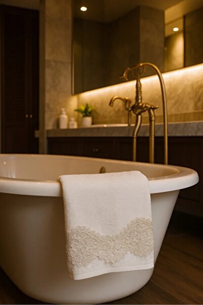 Modares Store منشفة يد شاينا من المخمل للاستخدام اليومي مقاس 50×90