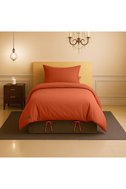 Sabia 100% Cotton 62 Thread Count 80X180 cm Single Duvet Cover Set with Elastic Sheet Suitable for +30 cm Height