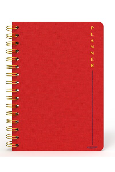 Meli Melek Melimelek Planner Red (Hardcover) - Ceyda Düvenci