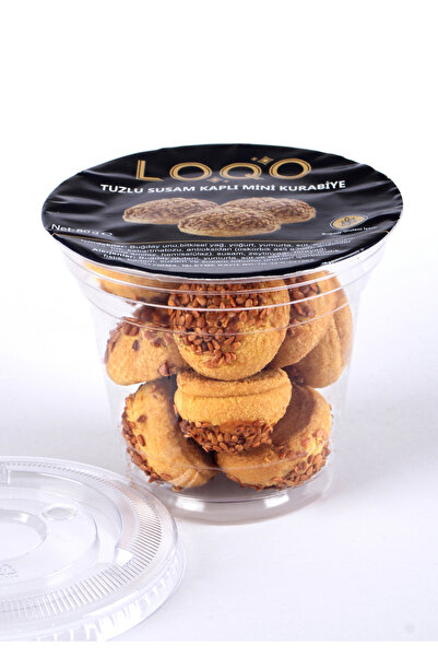 LOQO Tuzlu susamlı mini bardak kurabiye(80gram)