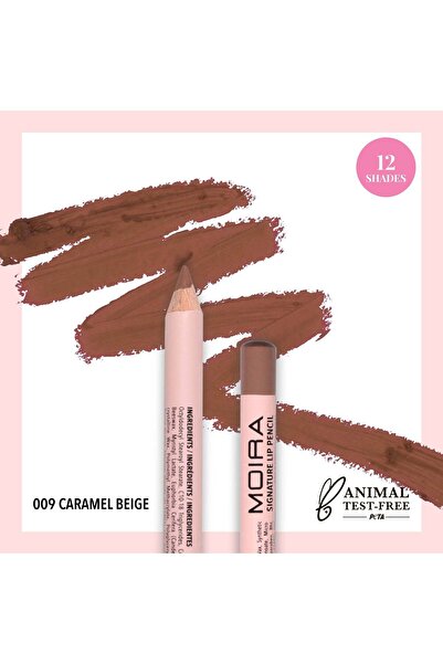 MOİRA Signature Lip Pencil (009, Caramel Beige)