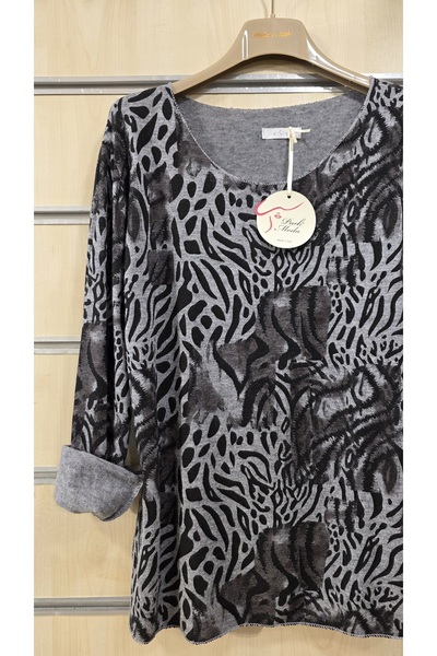 Park Moda Thin Sweater Safari Pattern