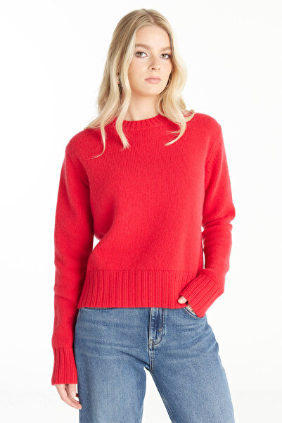 Ted Baker KIRMIZI YÜN KAZAK