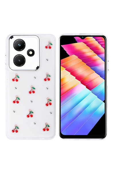 zore غطاء حماية إنفينيكس هوت 30i بتصميم الوسادة الهوائية شفاف لامع NXXA - لون...