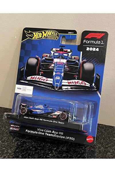 HOT WHEELS Premium Visa Cash App Formula 1 Team Yarış Arabası Koleksiyonluk O...