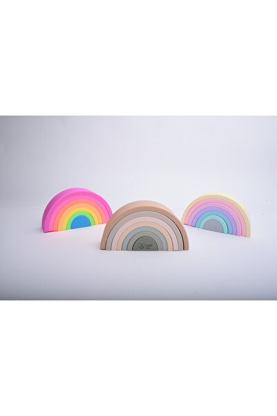 Pitikot Pitikot® Stacking Toy – Rainbow Made of Non-Toxic Silicone, for Babies