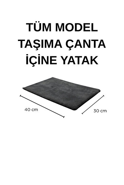 PETCIGO Kedi Köpek Taşıma Çanta İçi Ortopedik Yatak 40x30 cm | Konforlu, Yıka...