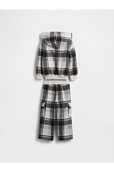 GAP Erkek Bebek Gri Sweatshirt Outfit Set