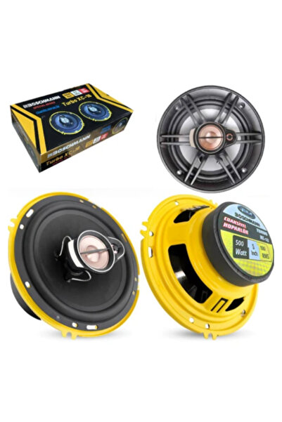 Boschman Boschmann Oto Hoparlör Koaksiyel 16CM 600W Tweeterli Kapaklı 2 Adet ...