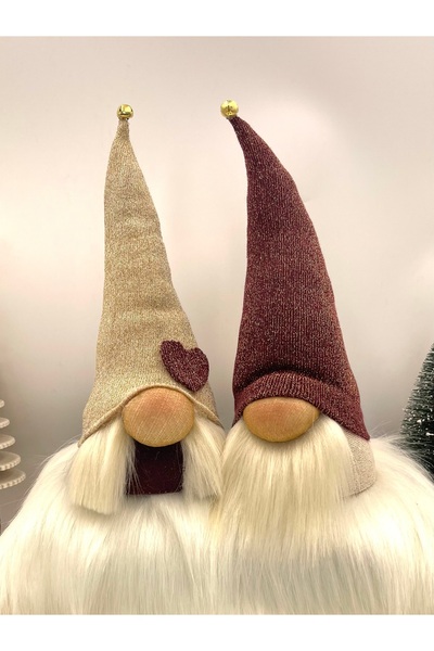 Concept HuBuTU New Year's Gift Set of 2 Love and Luck Dwarf, Gnome, Valentine's Gift, Christmas Ornament, New Year's