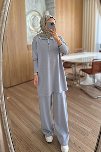 Ka Hijab Σετ Lina Premium Rayon - Γκρι