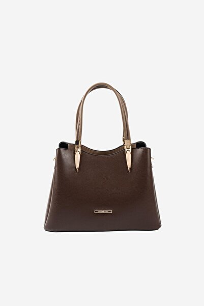 Silver Polo Silver & polo sp1205 women's handbag plain mink-brown