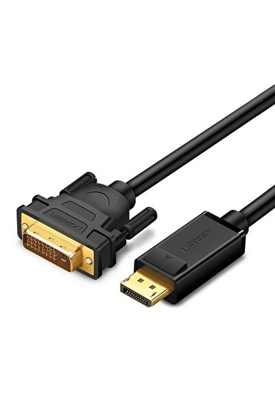 Ugreen Display Port Erkek to DVI 24+1 Erkek Görüntü Aktarma Kablosu 2 Metre, ...