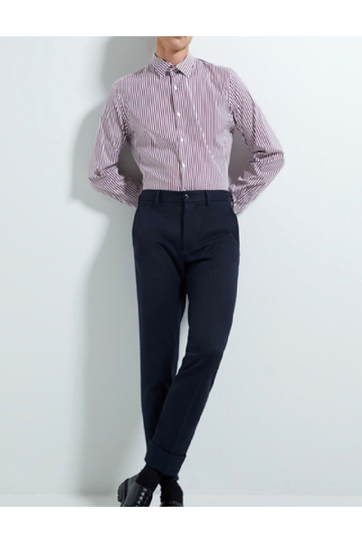 Evendi Shirt, white/burgundy