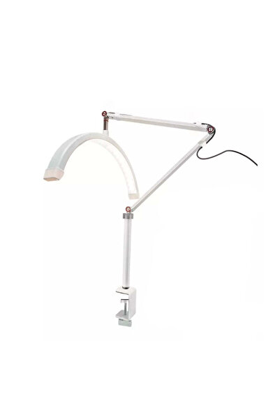 Cosmeticos Lampă LED SEMILUNA, cu suport de masă, pat - MOON LIGHT - albă