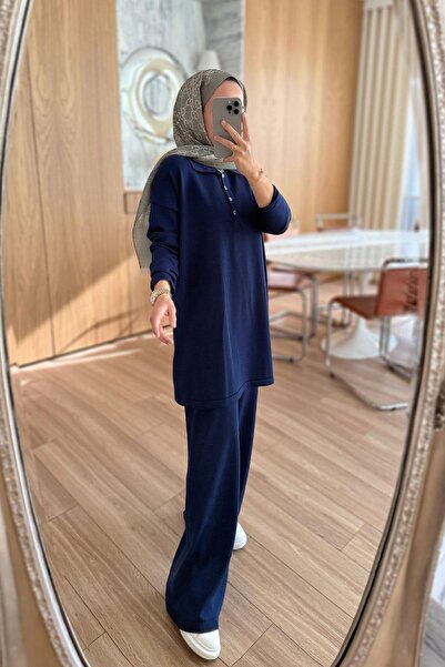 Ka Hijab Σετ Lina Premium Rayon - Σκούρο Μπλε