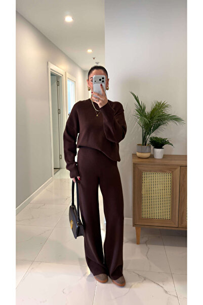 BİRCANÇİL Set de tricotaje MD Tika Bitter Brown